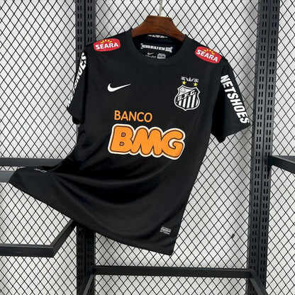 2012 Retro Santos Home Jersey Black Limited Jersey