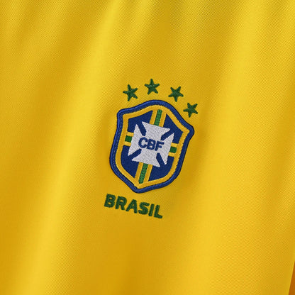 1998 Retro Brazil Home Jersey Long Sleeve