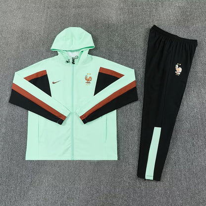 2026/2027 France Mint and Black Tracksuit