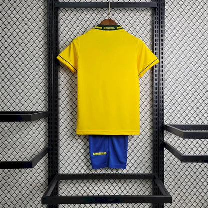 1994 Retro Brazil Home Jersey Kids Size