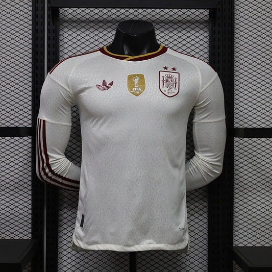 2026 Spain 2 Stars Away World Cup Kit Long Sleeve Player Version