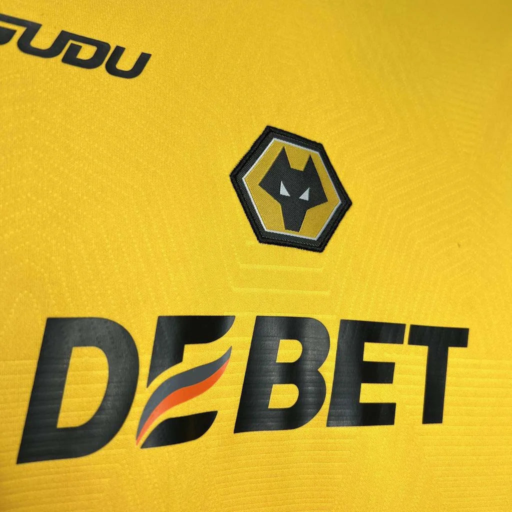 2024-2025 Wolverhampton Wanderers Home Kit Kids Size