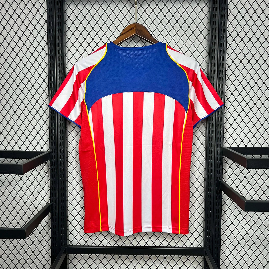 2004-2005 Retro Atletico Madrid Home Jersey