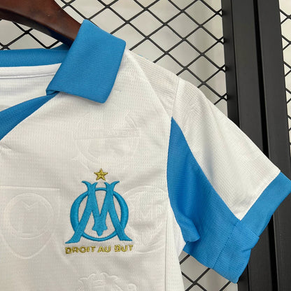 2025/2026 Olympique de Marseille Home Kit Kids Size