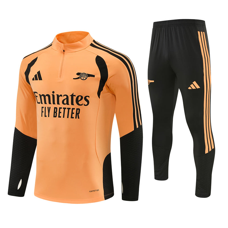 2026/2027 Arsenal Orange and Black Tracksuit