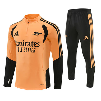 2026/2027 Arsenal Orange and Black Tracksuit