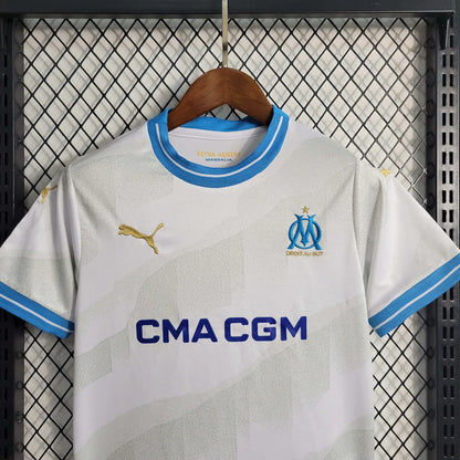 2023/2024 Olympique de Marseille Home Kit Kids Size