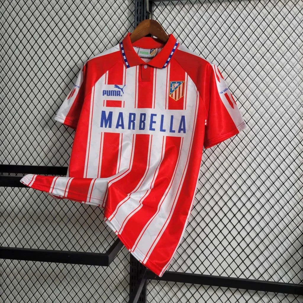 1995-1996 Retro Atletico Madrid Home Jersey