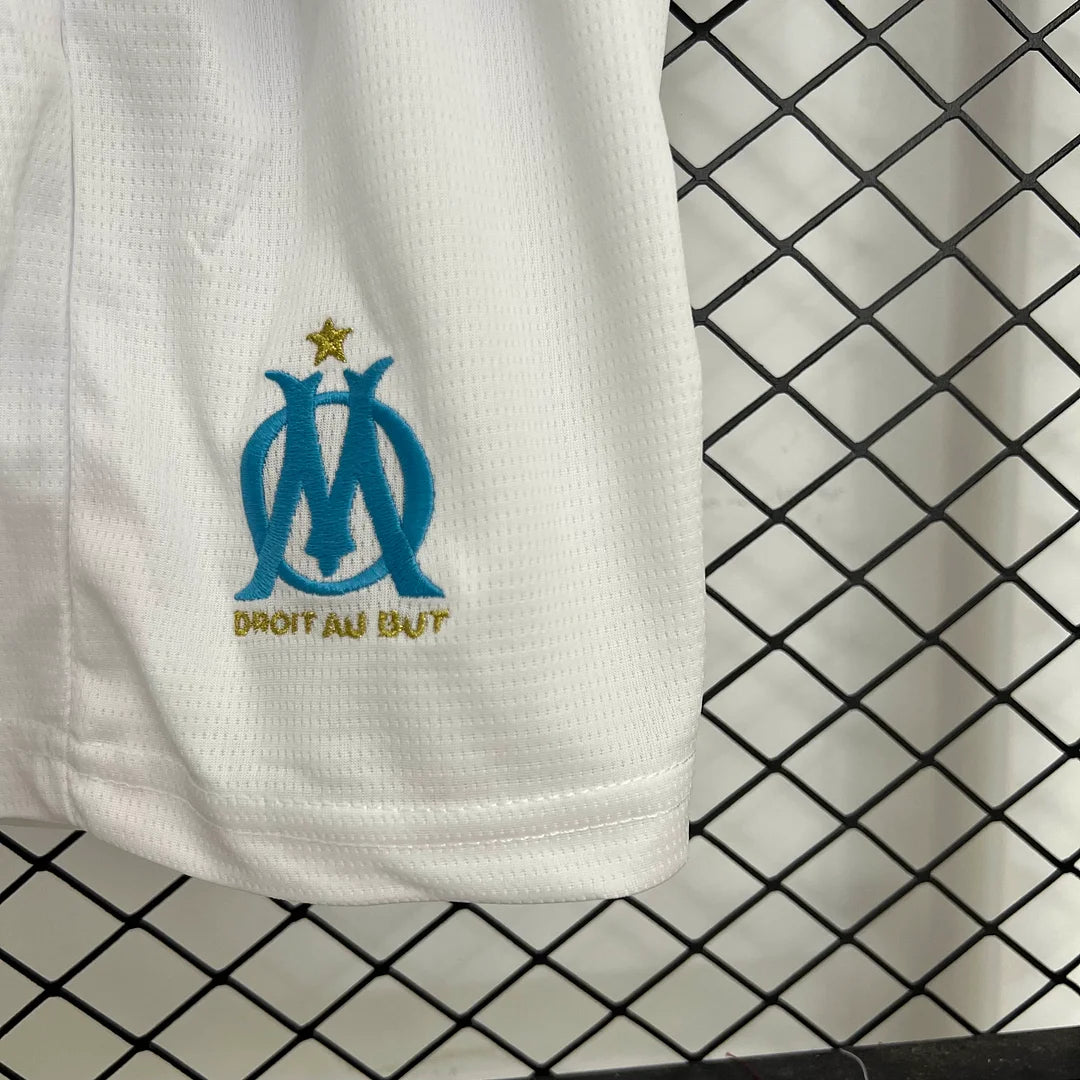 2025/2026 Olympique de Marseille Home Kit Kids Size
