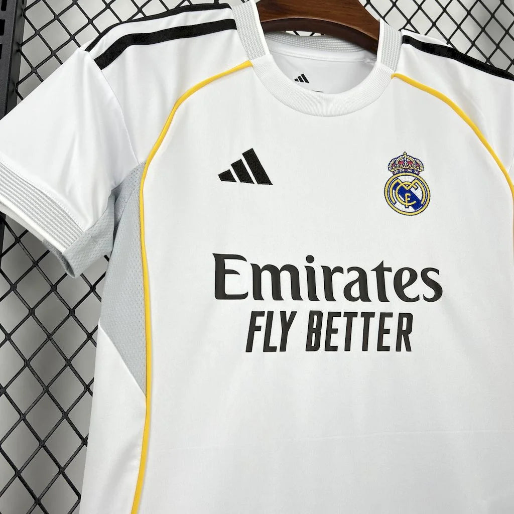 2025/2026 Real Madrid Home Kit Kids Size