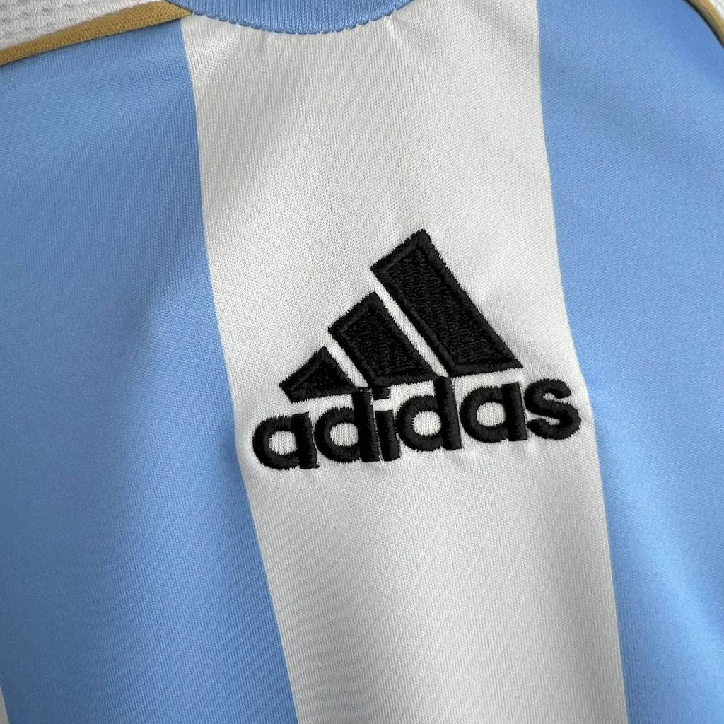 2006 Retro Argentina Home Long Sleeve
