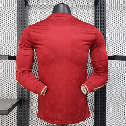 Bayern Munchen 2025/2026 125th Anniversary Edition Red Long Sleeve