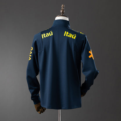 Brazil Dark Blue Zip