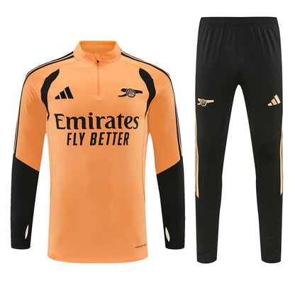 2026/2027 Arsenal Orange and Black Tracksuit