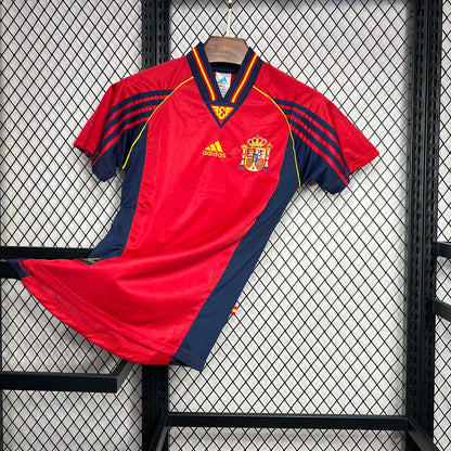 1998 Retro Spain Home Jersey