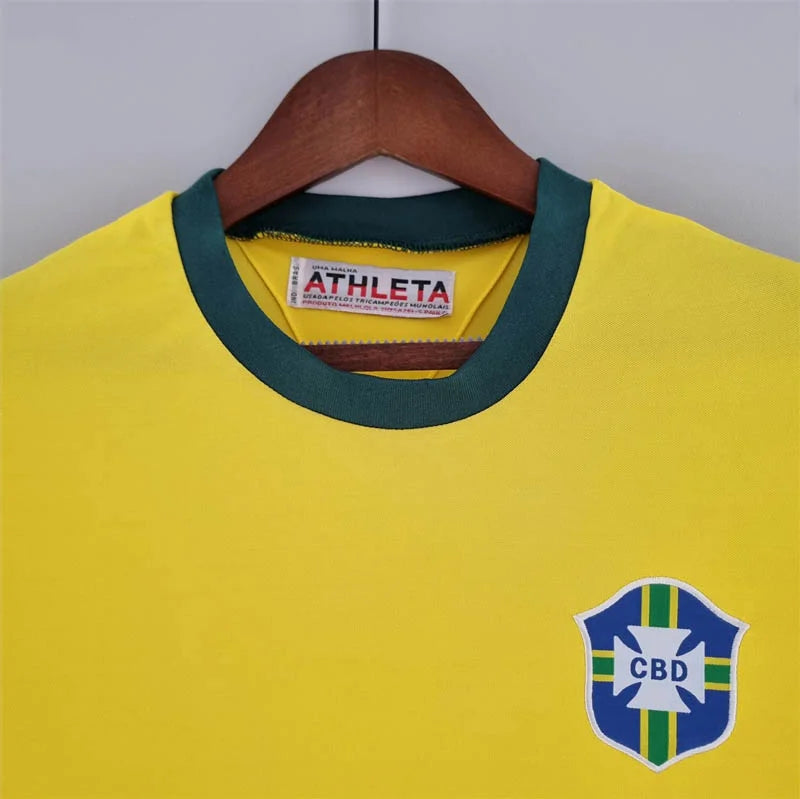 1970 Retro Brazil Home Jersey