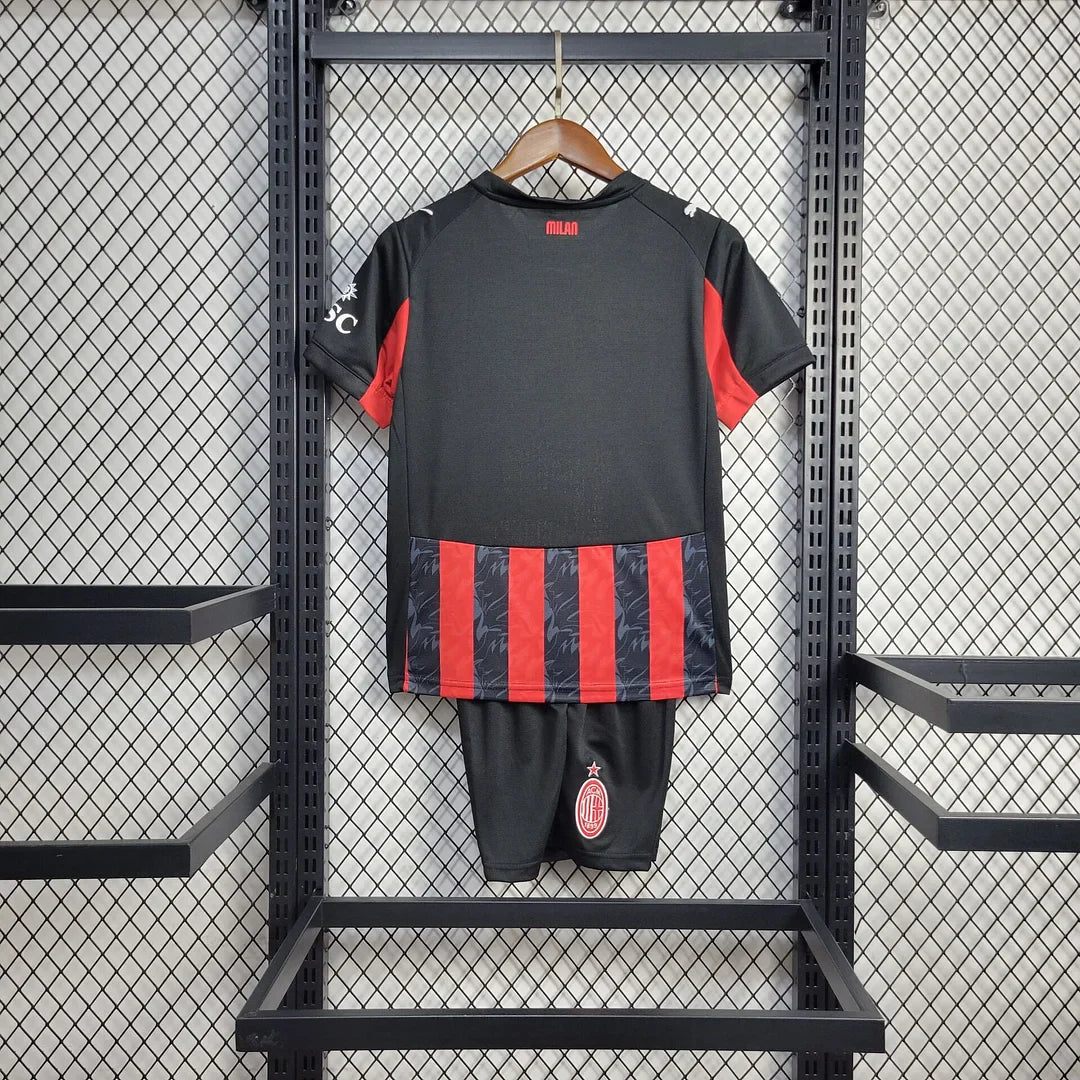 2025/2026 AC Milan Home Kit Kids Size
