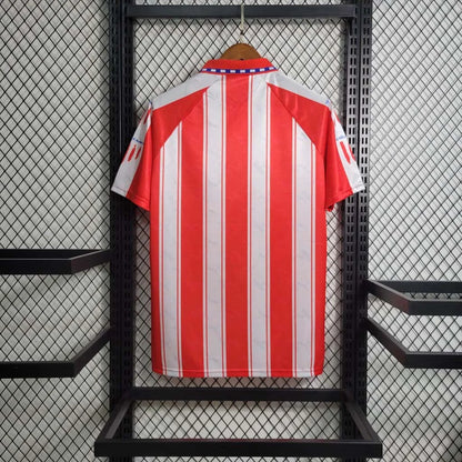 1995-1996 Retro Atletico Madrid Home Jersey