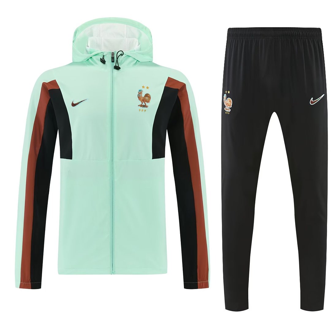 2026/2027 France Mint and Black Tracksuit