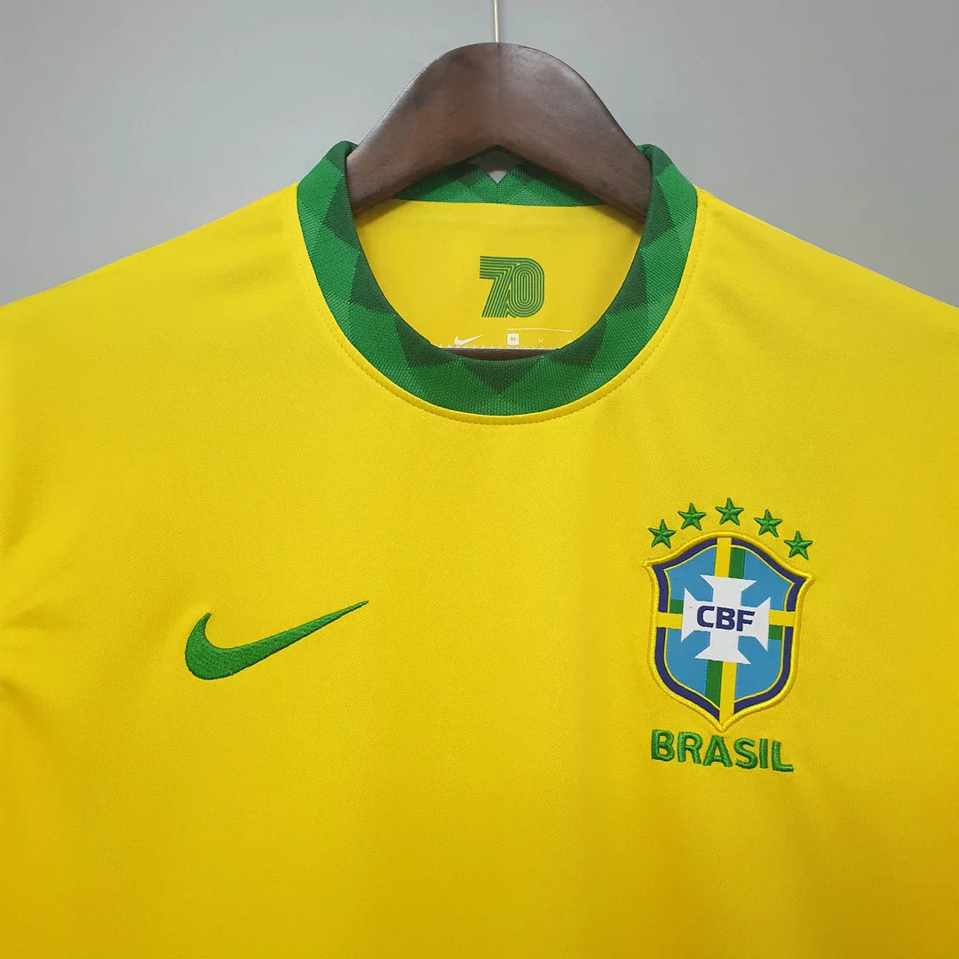 2020 Retro Brazil Home Jersey