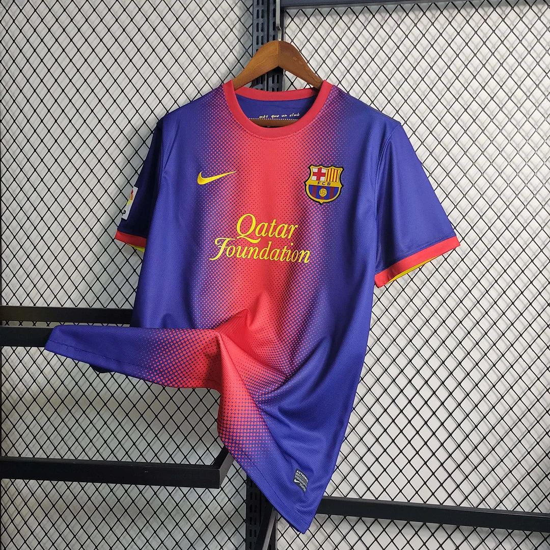 2012-2013 Retro Barcelona Home Jersey