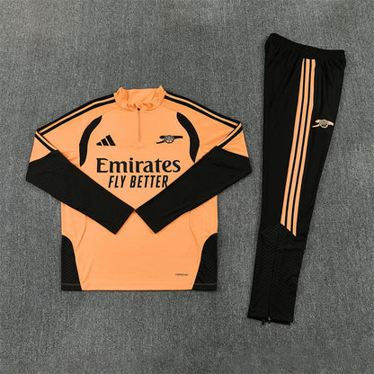 2026/2027 Arsenal Orange and Black Tracksuit