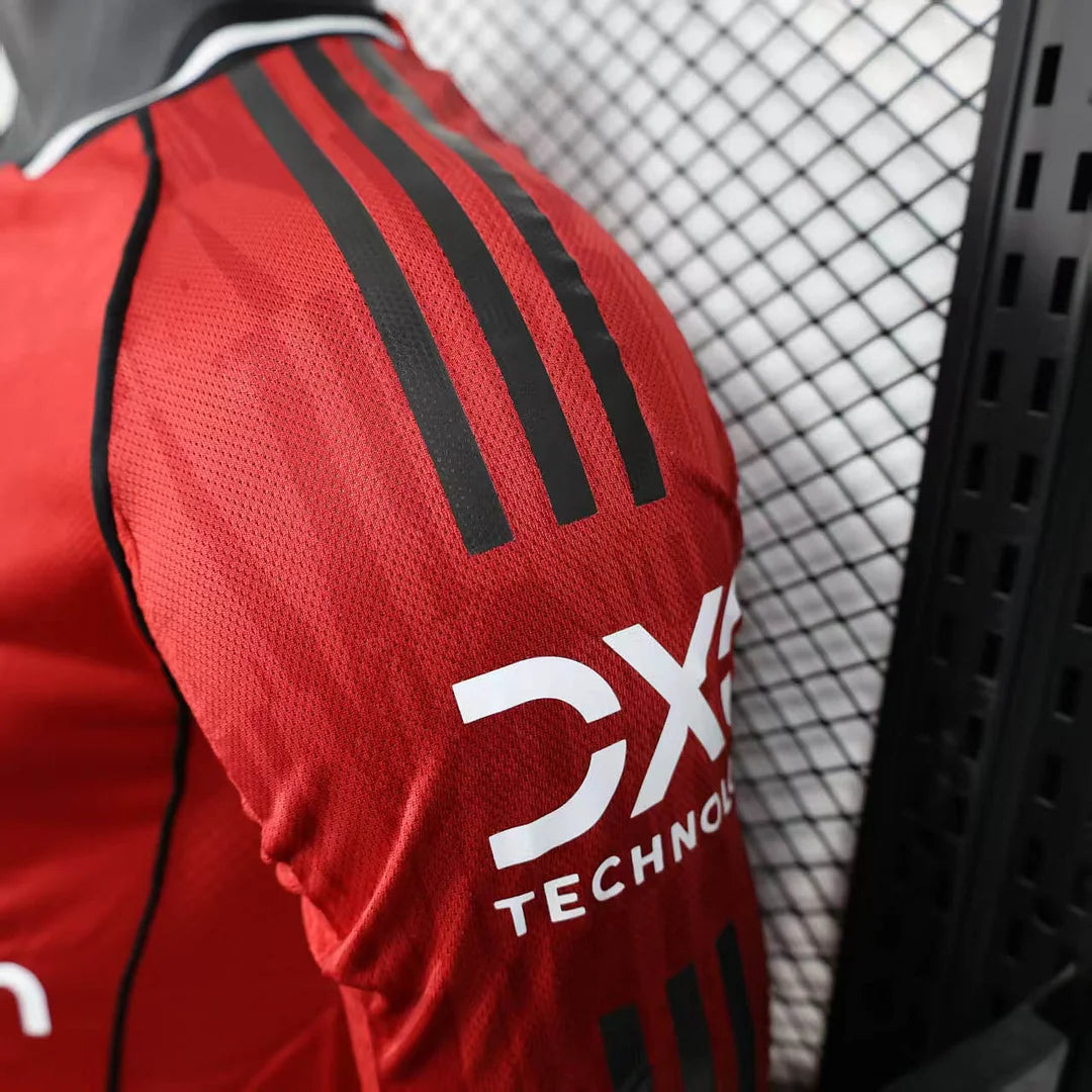 2025/2026 Manchester United Home Long Sleeve