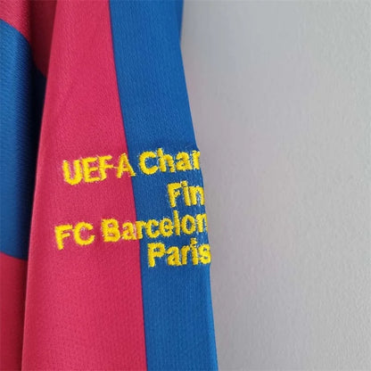 2005-2006 Retro Barcelona Home Jersey Long Sleeve