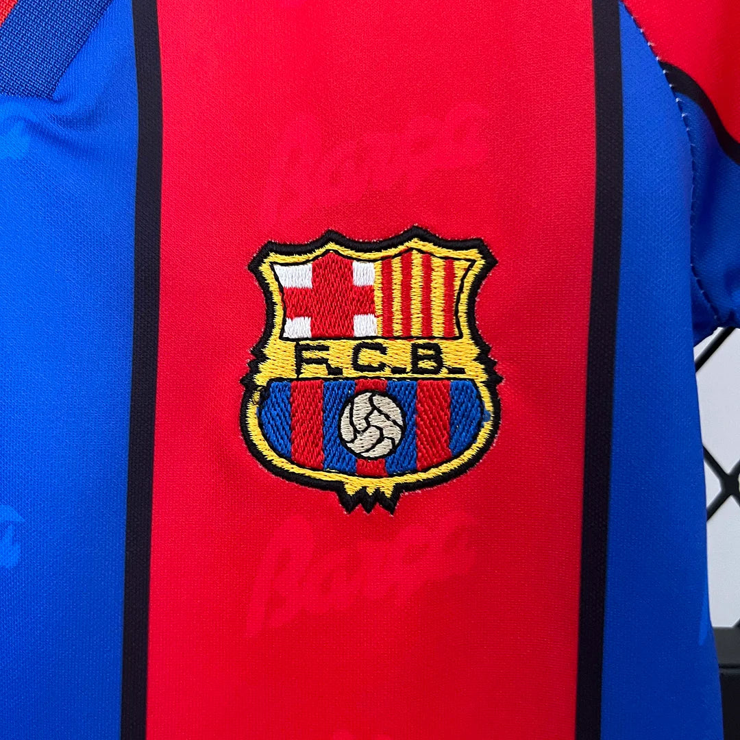 1996/1997 Retro Barcelona Home Kids Size