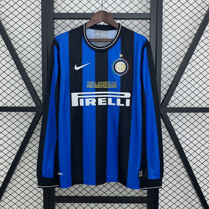 2009/2010 Retro Inter Milan Home Jersey Long Sleeve