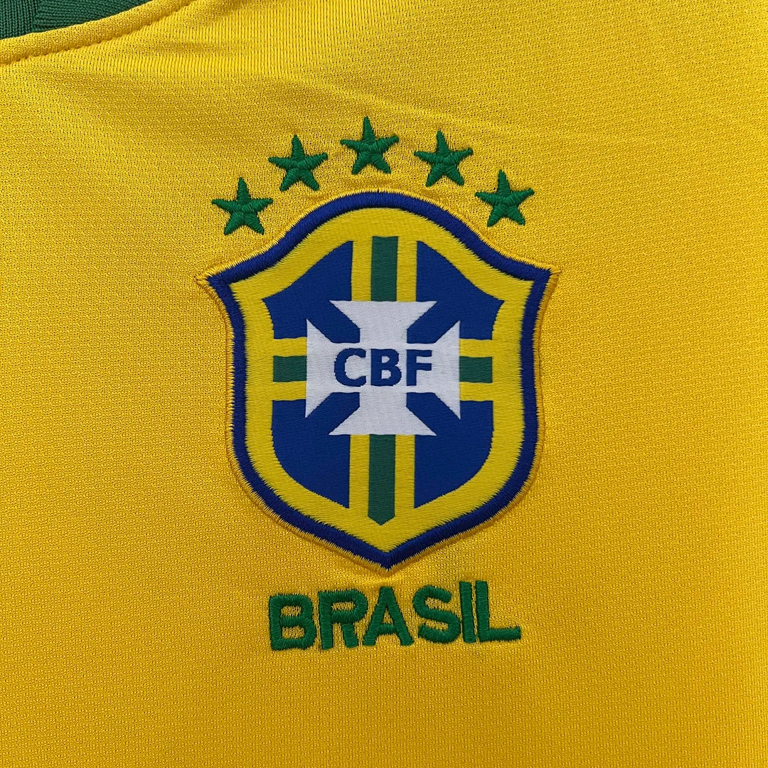 2010 Retro Brazil Home Jersey