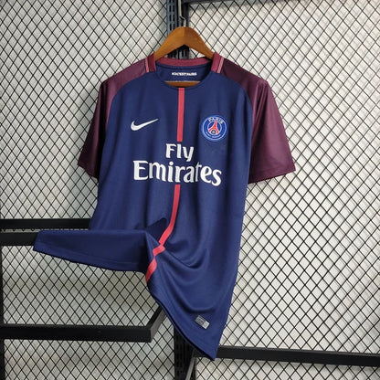 2017-2018 Retro PSG Home Jersey