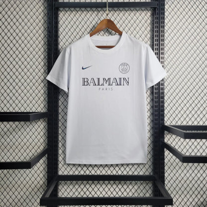 PSG Paris Saint-Germain "Balmain" White Limited Jersey