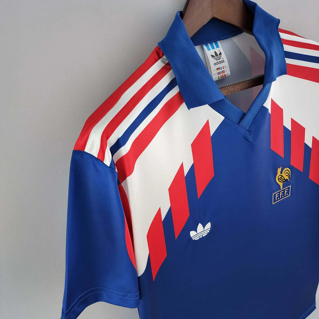 1988-1990 Retro France Home Jersey