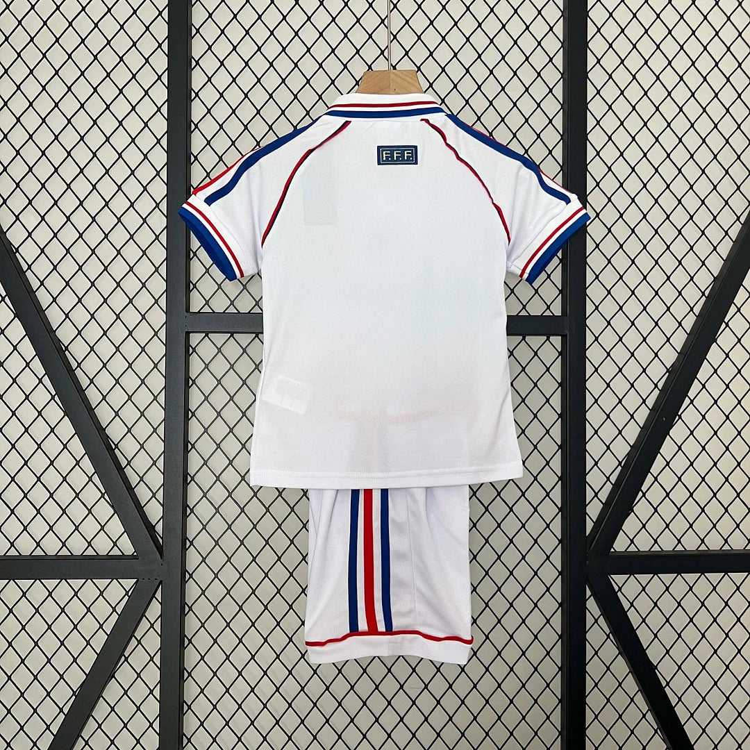 1998 Retro France Away Kit Kids Size