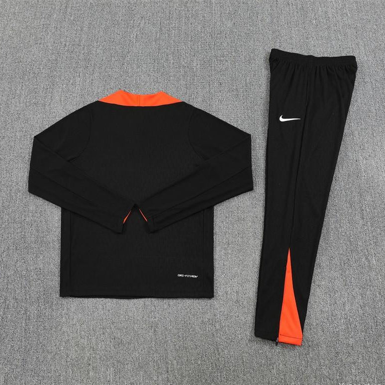 2025/2026 Brazil Orange and Black Tracksuit