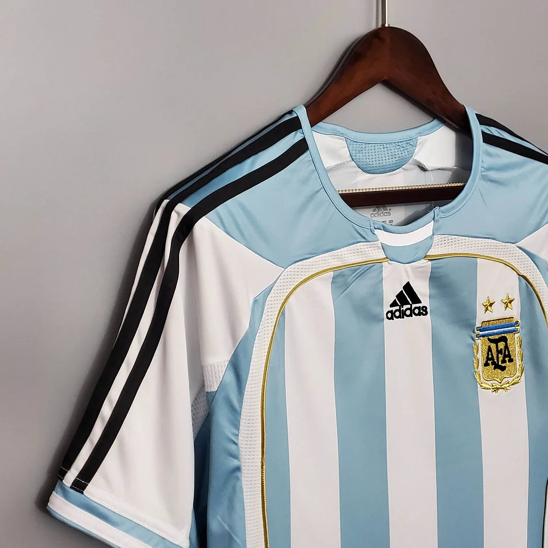 2006 Retro Argentina Home Jersey