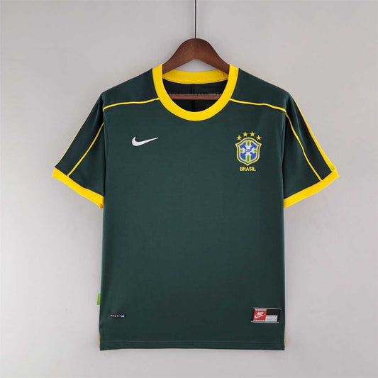 1998 Retro Brazil Goalkeeper Jersey