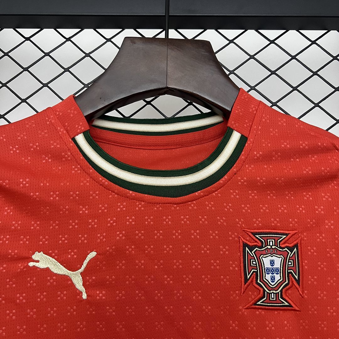 2025 Portugal Home Long Sleeve Kids Size