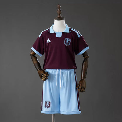 2026/2027 Aston Villa Home Kit Kids Size