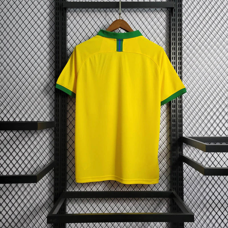 2019 Retro Brazil Home Jersey