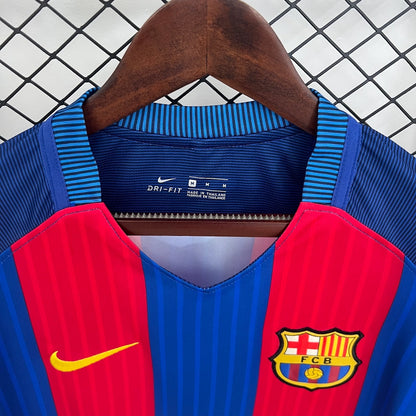 2016/2017 Retro Barcelona Home Jersey Long Sleeve