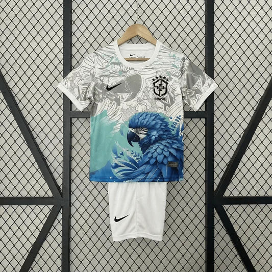 Brazil "Pássaro Azul" Limited Jersey Kids Size
