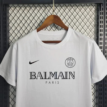 PSG Paris Saint-Germain "Balmain" White Limited Jersey