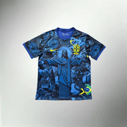 Brazil "Jesus" Blue Limited Jersey
