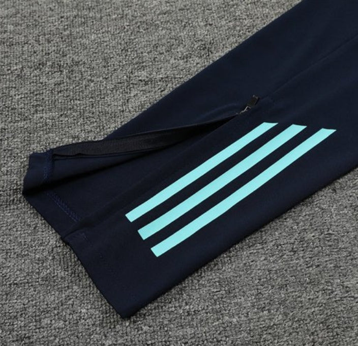 Real Madrid Mint Green and Black Tracksuit