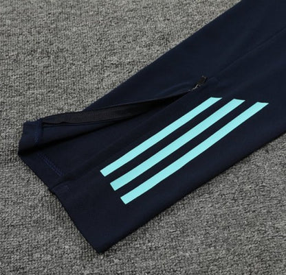 Real Madrid Mint Green and Black Tracksuit