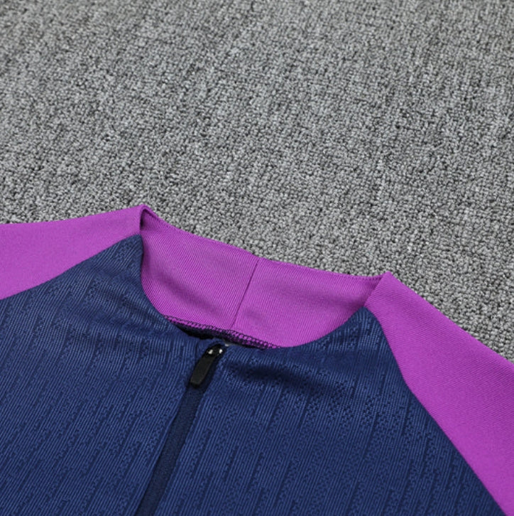 2025/2026 Barcelona Blue and Purple Tracksuit