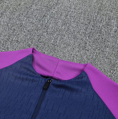 2025/2026 Barcelona Blue and Purple Tracksuit
