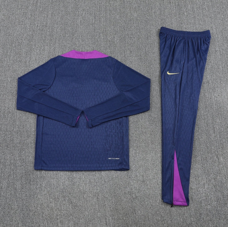 2025/2026 Barcelona Blue and Purple Tracksuit
